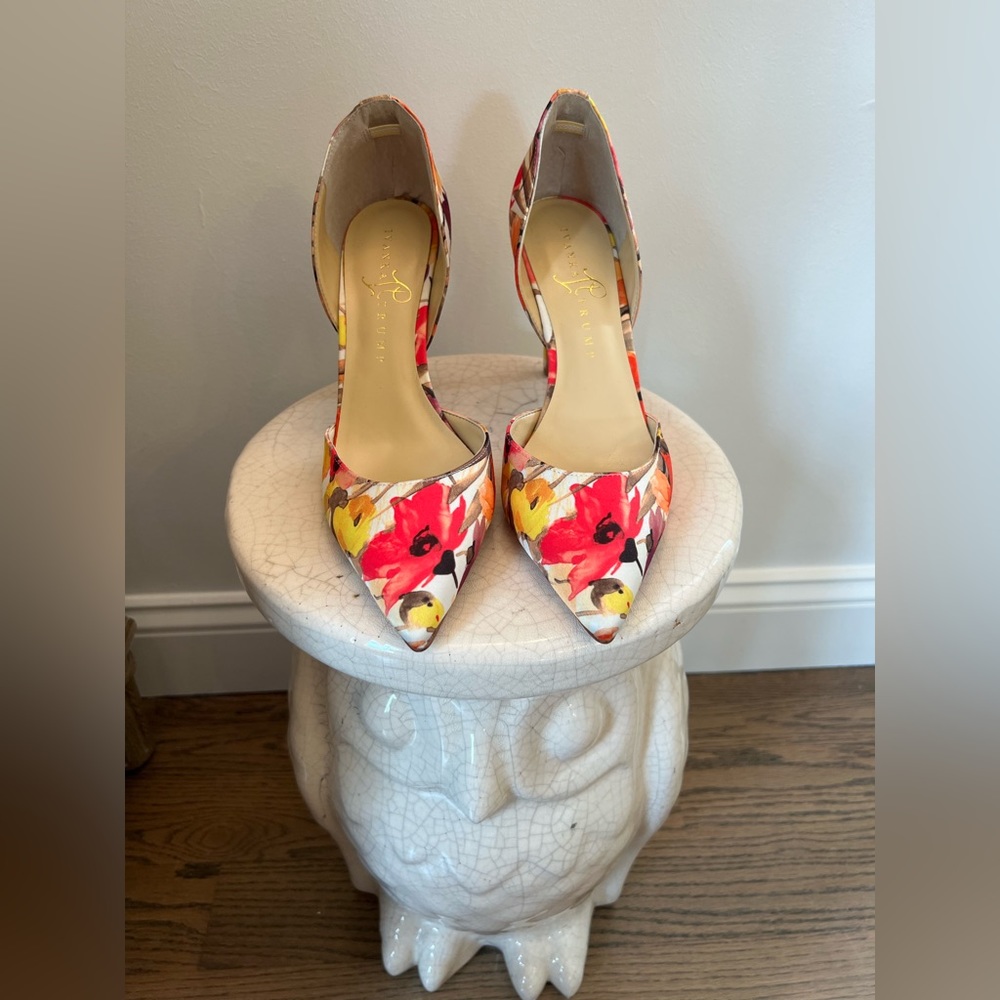 Ivanka Trump Floral Heels Size 8